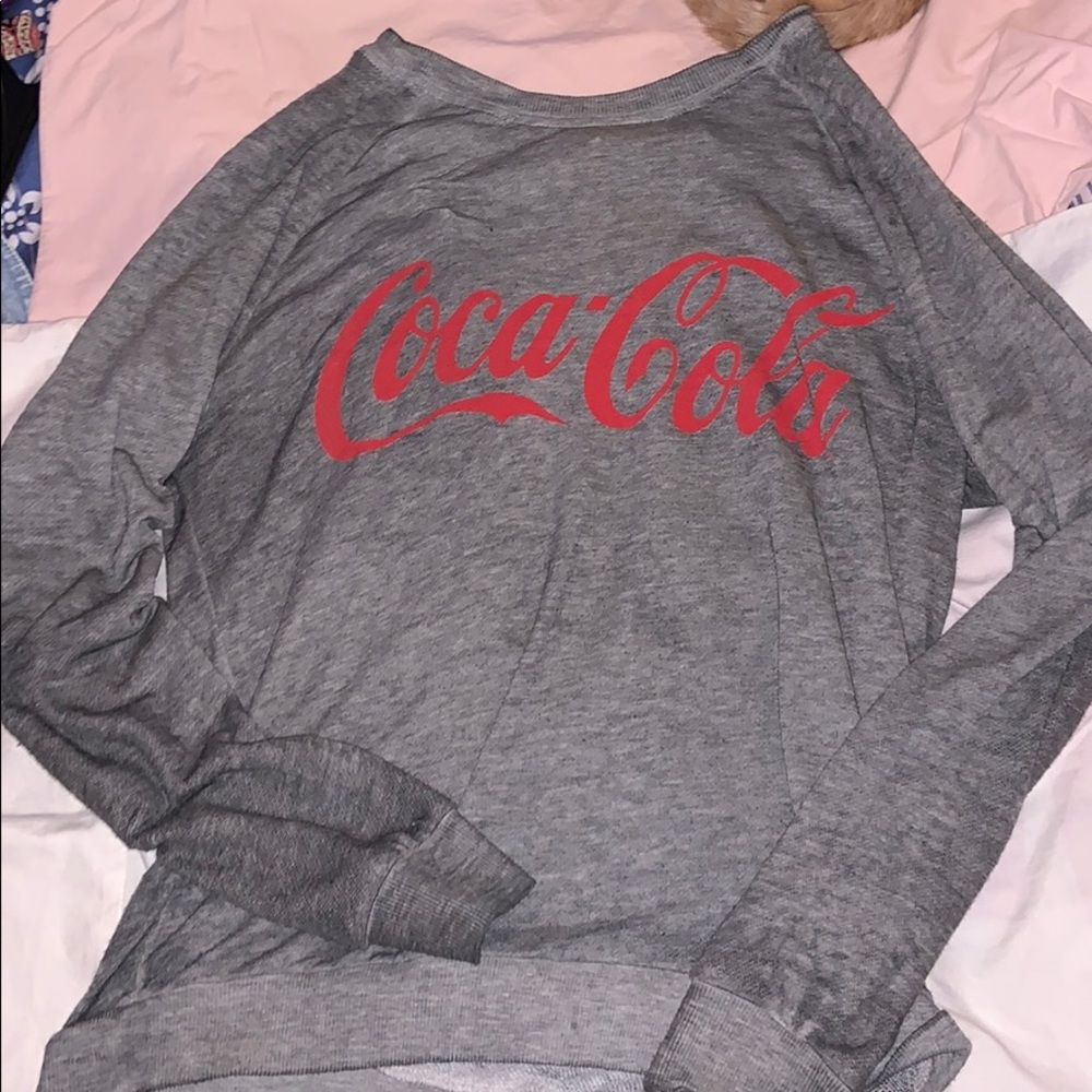 Coca-Cola Gray Light-Weight Long Sleeve Shirt
